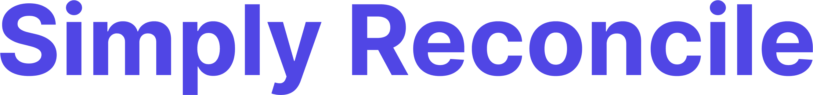Simply Reconcile